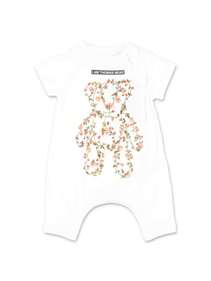 Burberry Kids Montage Print Playsuit