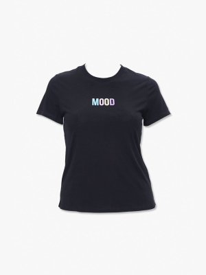 Plus Size Mood Graphic Tee