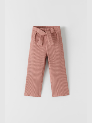 Ribbed Culottes