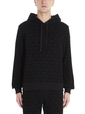 Dolce & Gabbana All Over Logo Hoodie