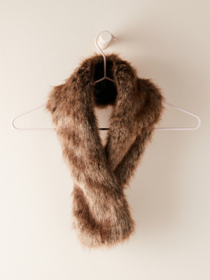 Jimala Oversized Faux Fur Scarf