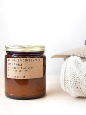 Spiced Pumpkin Candle By P.f. Candle Co.