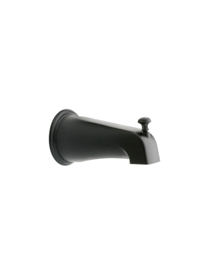 Moen 3808 5 3/4" Wall Mounted Tub Spout With 1/2" Slip Fit Connection (with Diverter)