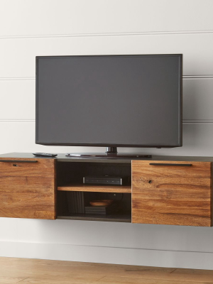 Rigby Natural 55" Small Floating Media Console