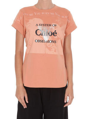 Chloé Fitted Graphic T-shirt