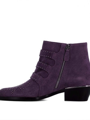 Chloé Susanna Ankle Velvet Boots