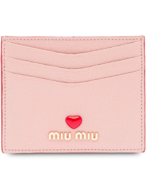 Miu Miu Madras Love Card Holder