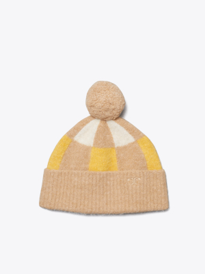 Knit Check Hat