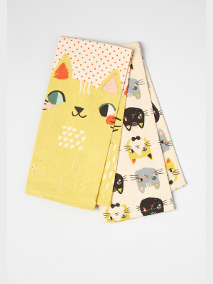 Meow Out Loud Dish Towel Set