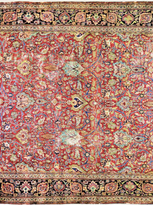 Persian Kerman Tabriz Rug 9'8" X 15'4"