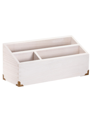 Wood Desktop Storage Unit White - Threshold™