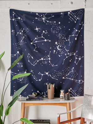 Elliot Design For Deny Zodiac Constellations Tapestry