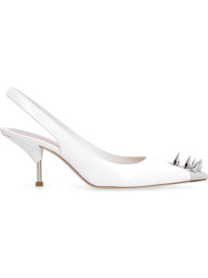 Alexander Mcqueen Spike Studded Slingback Pumps