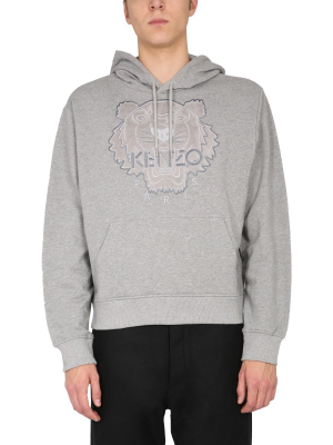 Kenzo Tiger Embroidered Hoodie