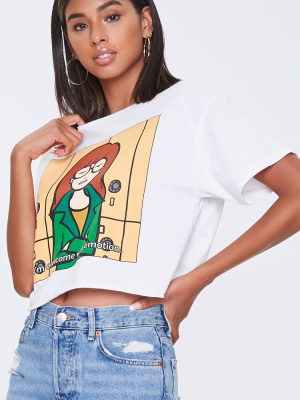 Daria Graphic Cropped Tee