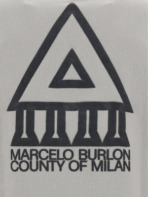 Marcelo Burlon County Of Milan Logo Symbol Sweatshirt