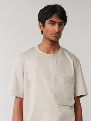 Cotton T-shirt With Pocket Detail