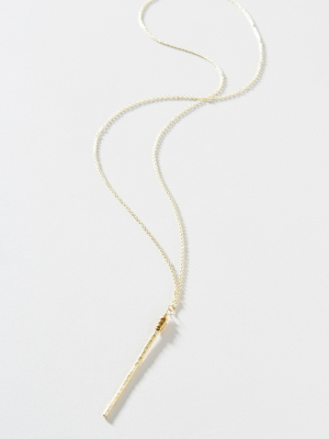 Nashelle Pillar Pendant Necklace