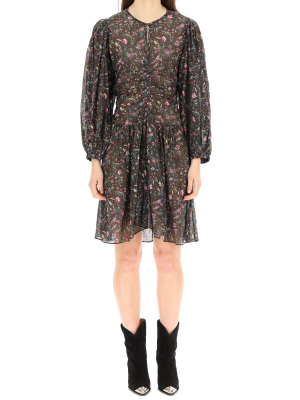 Isabel Marant Étoile Flower Printed Mini Dress