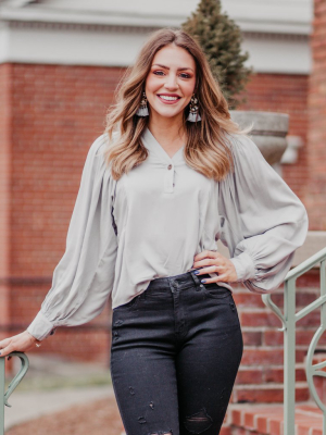 Zoe V-neck Blouse Top