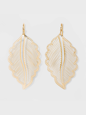 Leaf Earrings - A New Day™ Gold