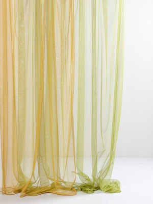Yellow Sheer Tulle Curtains 300cm /118”wide