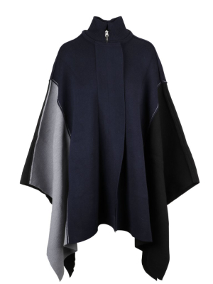 Chloé Zip Up Poncho