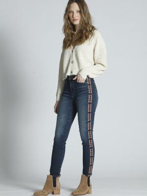 Jackie High Rise Skinny - Lattice