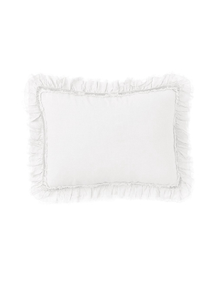 Mathilde Big Pillow 28" X 36" With Insert - White