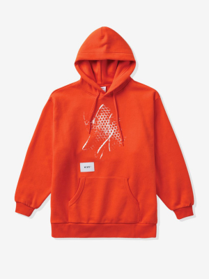 Vans X Wtaps Po Hoodie - Mandarinred
