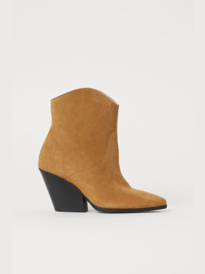 Suede Ankle Boots