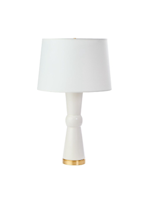 Sadie Lamp In White