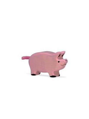 Holztiger Wooden Pink Piglet