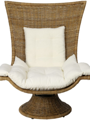 Healdsburg Swivel Chair In Natural