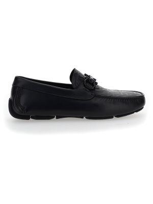 Salvatore Ferragamo Gancini Embossed Loafers