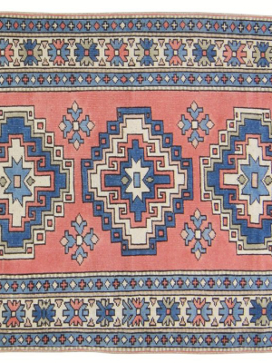 Turkish Oushak Rug 4'2" X 6'