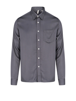 Sunflower Chest Pocket Long-sleeve Shirt