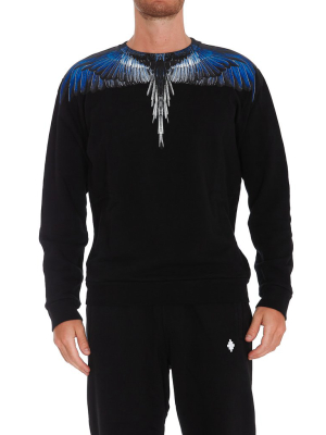 Marcelo Burlon County Of Milan Wings Print Sweatshirt