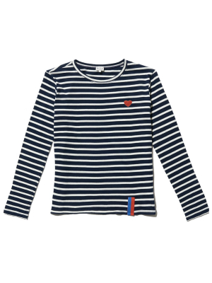 The Modern Long - Navy/cream - Monogram