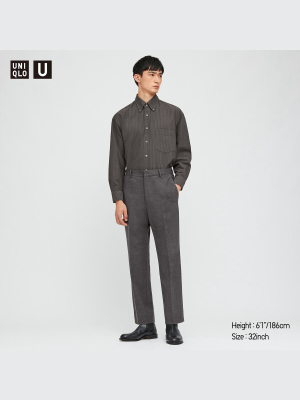 Men U Wool-jersey Blend Pants