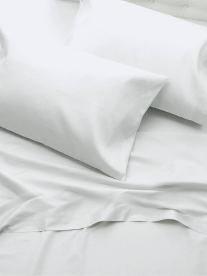 300 Thread Count Organic Cotton Brushed Percale Pillowcase Set - Purity Home