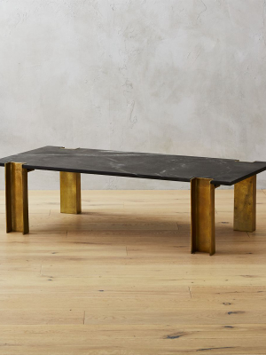 Alcide Rectangular Marble Coffee Table