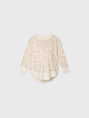 Maternity Leopard Print Sweatshirt - Isabel Maternity By Ingrid & Isabel™ Beige