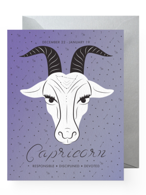 Bd Greeting Cards, Capricorn