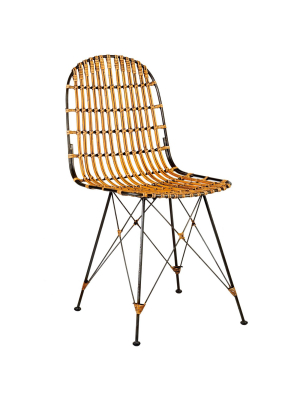 Dover Rattan Dining Chair Brown - East At Main