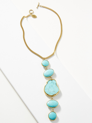 Lena Bernard Stepping Stone Lariat Necklace