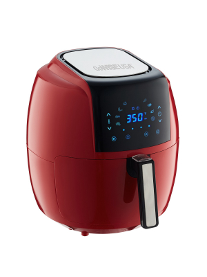 Gowise Usa 5.8 Quart 1700 Watts 8-in-1 Programmable Digital Air Fryer Xl, Red