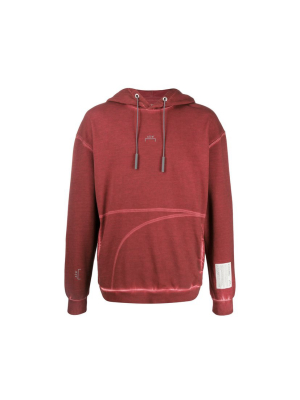 A-cold-wall Knitted Classic Flat Overlock Hoodie Rust