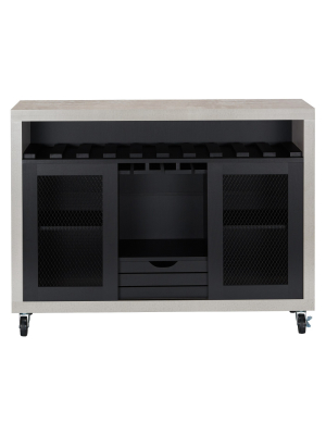 Iohomes Willis Industrial Dining Buffet Black - Homes: Inside + Out