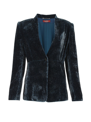 Max Mara Studio Pagine Velvet Blazer